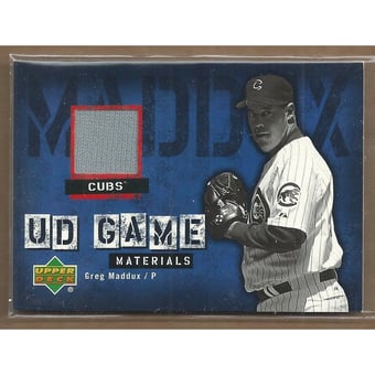 2006 Upper Deck UD Game Materials #GM Greg Maddux Jsy S1