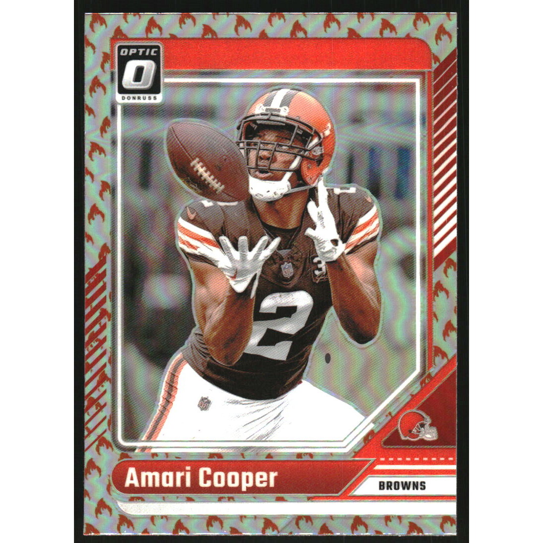 2024 Donruss Optic Fire #47 Amari Cooper 2024 Donruss Optic Fire #47 Amari Cooper