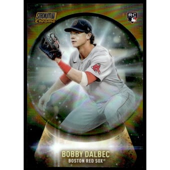 2021 Stadium Club Chrome Crystal Ball Gold Refractors #CB17 Bobby Dalbec