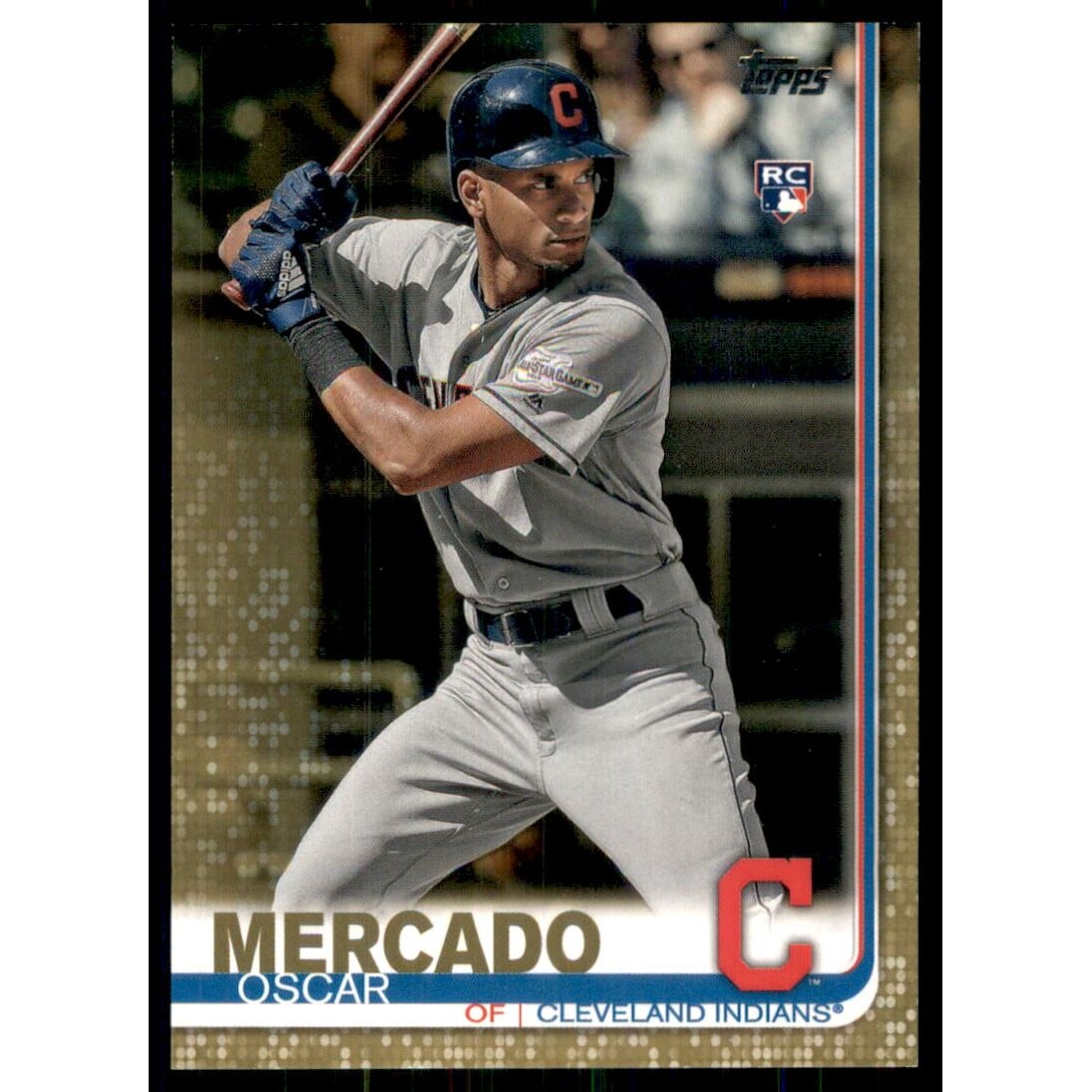 2019 Topps Update Gold #US28 Oscar Mercado. rookie card picture