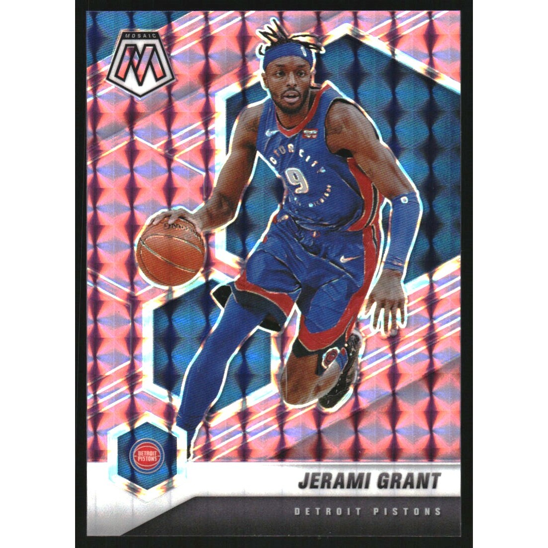 2020-21 Panini Mosaic Mosaic Purple #116 Jerami Grant