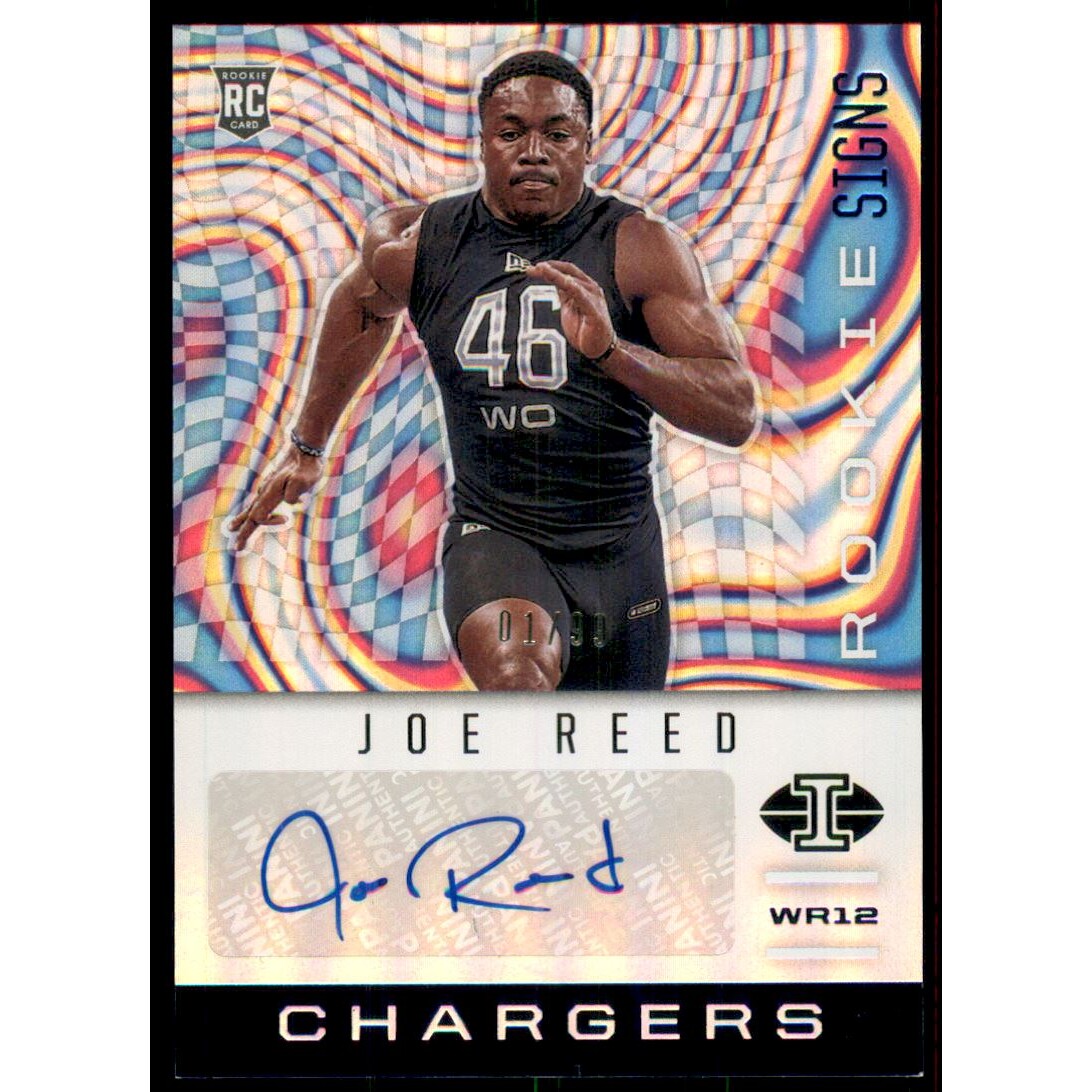 2020 Panini Illusions Rookie Signs Blue #45 Joe Reed/99 EXCH. rookie card picture