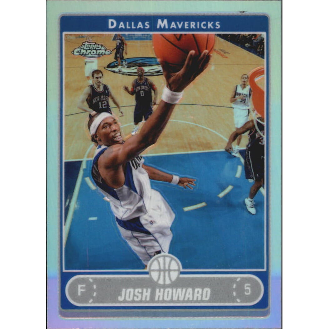 2006-07 Topps Chrome Refractors #58 Josh Howard. rookie card picture