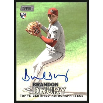 2016 Stadium Club Autographs #SCABD Brandon Drury