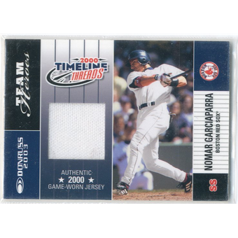 2003 Donruss Team Heroes Timeline Threads #42 Nomar Garciaparra/100