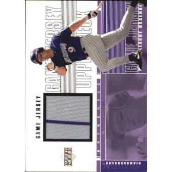 2001 Upper Deck Game Jersey #CMW Matt Williams