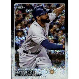 2015 Topps Update Chrome Black Refractors #US325 Matt Kemp