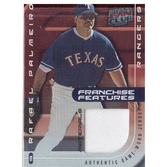2002 Donruss Best of Fan Club Franchise Features Materials #FF24 Rafael Palmeiro Jsy