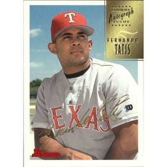 1997 Bowman Certified Gold Ink Autographs #CA77 Fernando Tatis