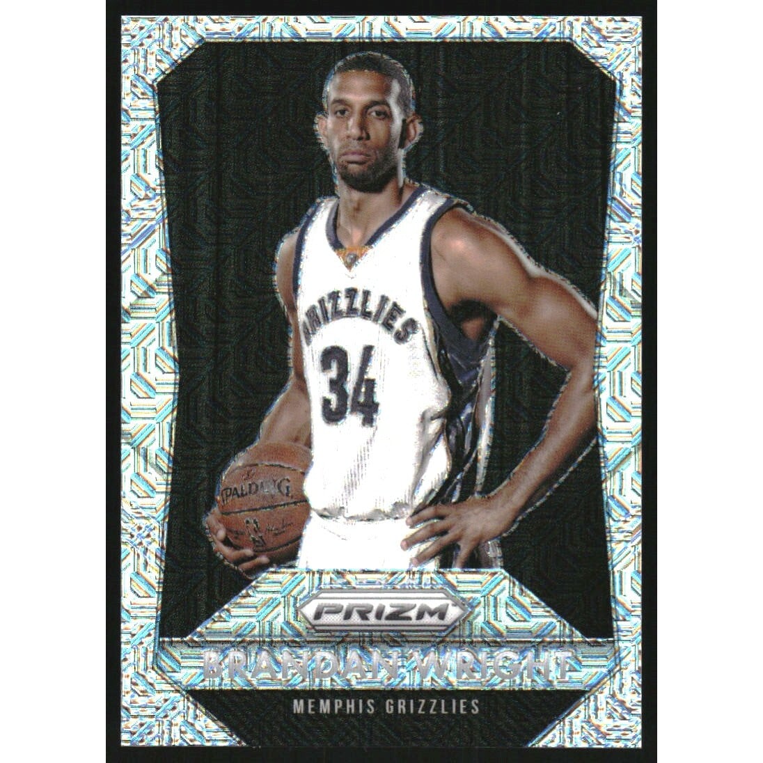 2015-16 Panini Prizm Prizms Mojo #232 Brandan Wright. rookie card picture