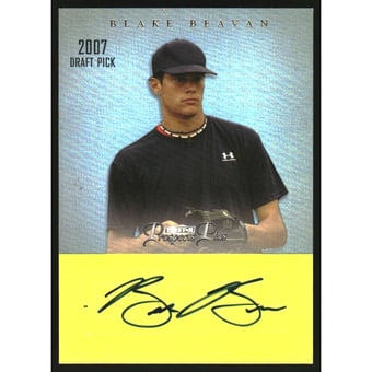 2007 TRISTAR Prospects Plus Yellow #73 Blake Beavan AU