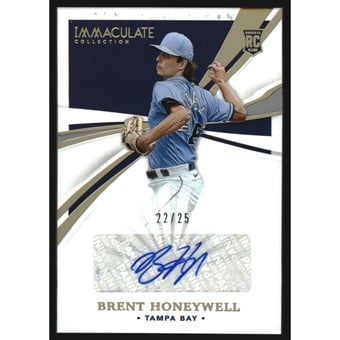 2021 Immaculate Collection Immaculate Signatures Gold #83 Brent Honeywell/25