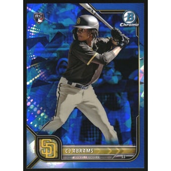 2022 Bowman Chrome Sapphire #12 CJ Abrams RC