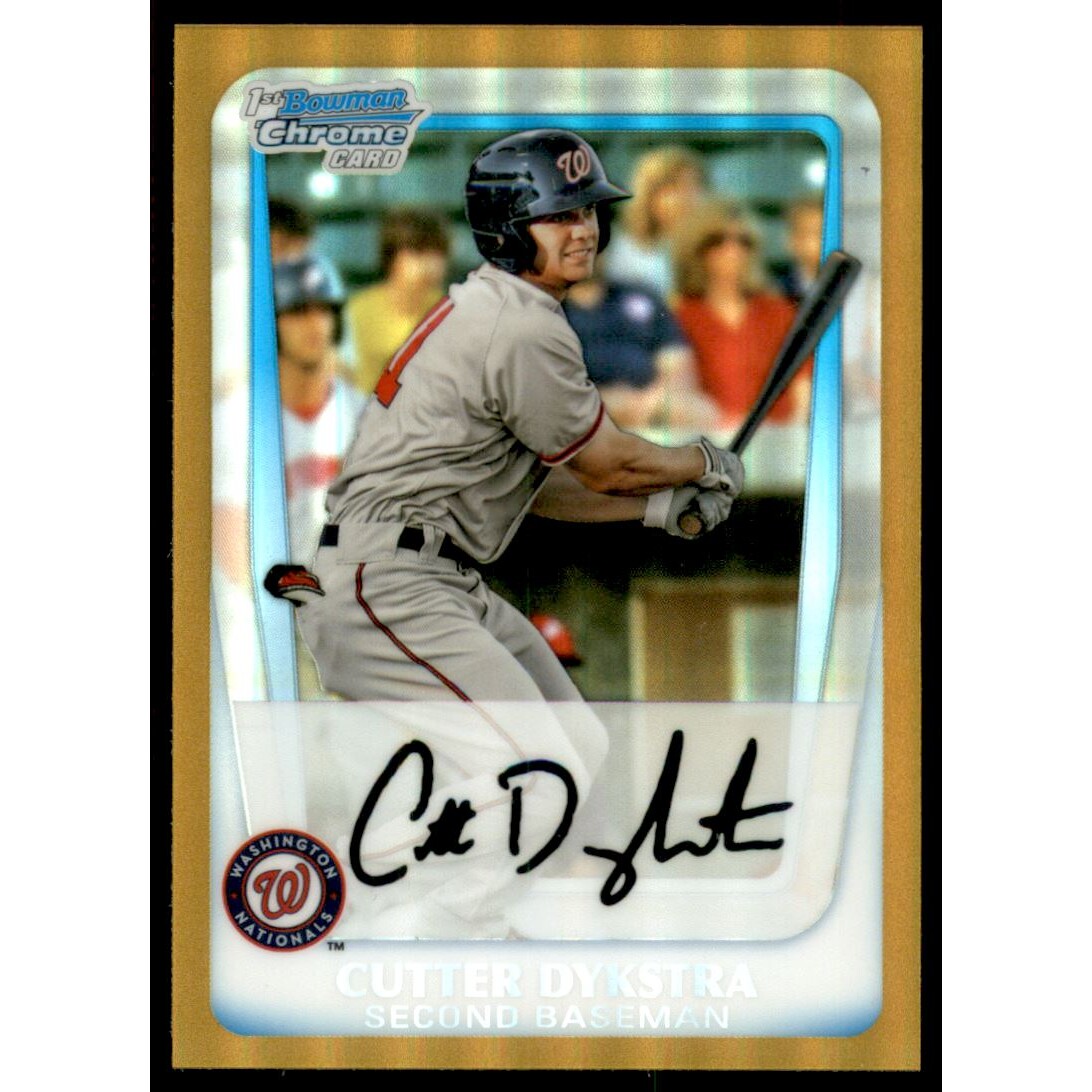 2011 Bowman Chrome Prospects Gold Refractors #BCP164 Cutter Dykstra