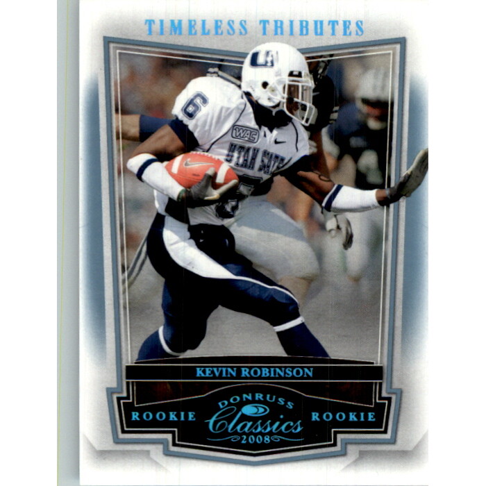 2008 Donruss Classics Timeless Tributes Platinum #245 Kevin Robinson. rookie card picture