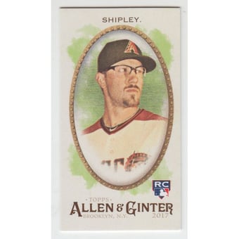 2017 Topps Allen and Ginter Mini Brooklyn Back #342 Braden Shipley