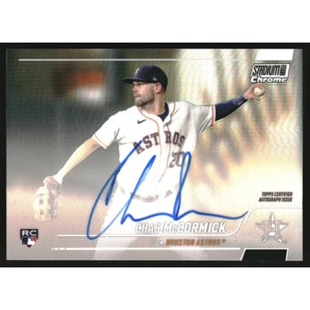 2022 Stadium Club Chrome Autographs #SCCBACM Chas McCormick