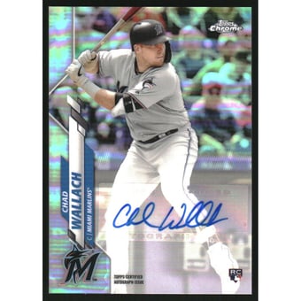 2020 Topps Chrome Update Autograph Refractors #USACW Chad Wallach