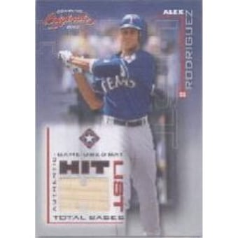 2002 Donruss Originals Hit List Total Bases #3 Alex Rodriguez Rgr Bat/393