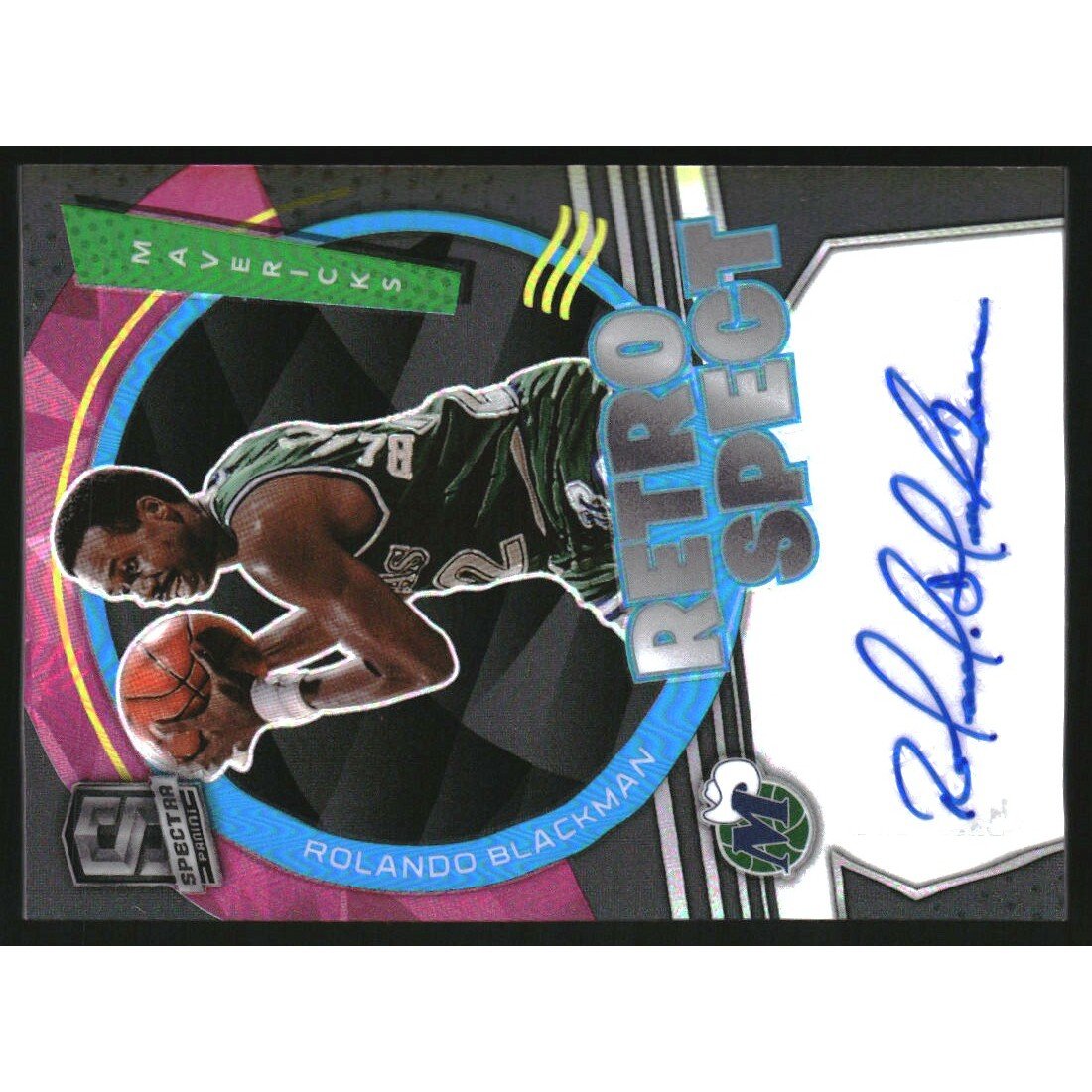 2021-22 Panini Spectra RetroSpect Autographs #4 Rolando Blackman/99. rookie card picture