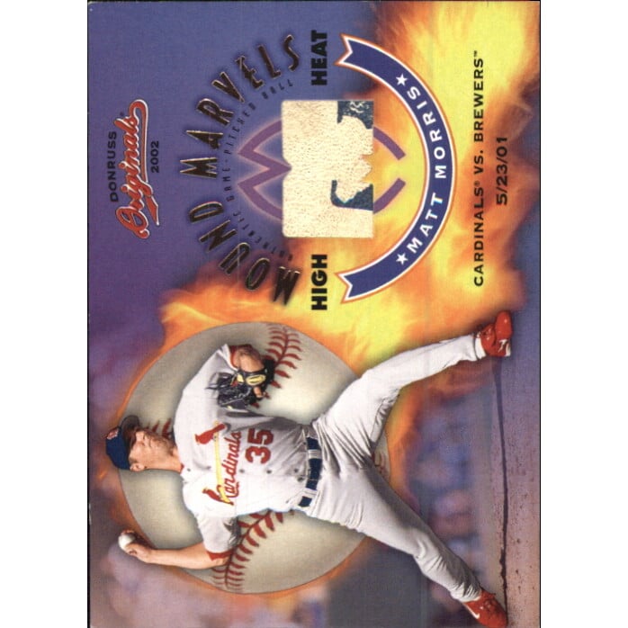 2002 Donruss Originals Mound Marvels High Heat #2 Matt Morris. rookie card picture