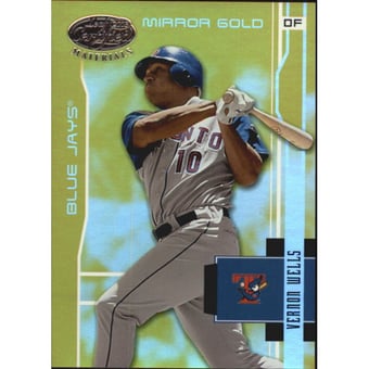 2003 Leaf Certified Materials Mirror Gold #199 Vernon Wells
