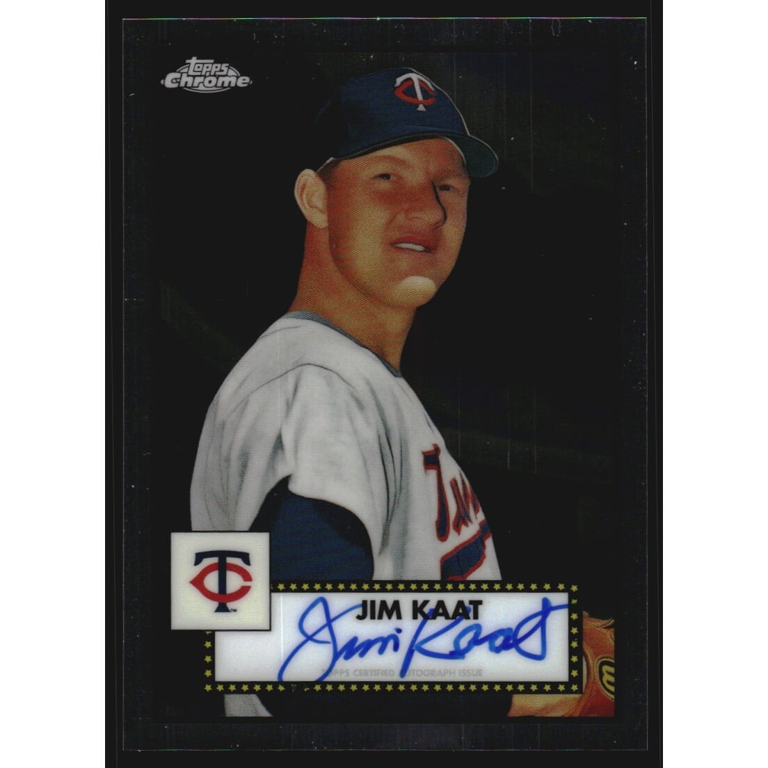 2021 Topps Chrome Platinum Anniversary Autographs #PAJKA Jim Kaat. rookie card picture