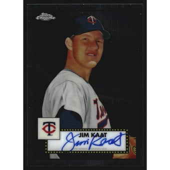 2021 Topps Chrome Platinum Anniversary Autographs #PAJKA Jim Kaat