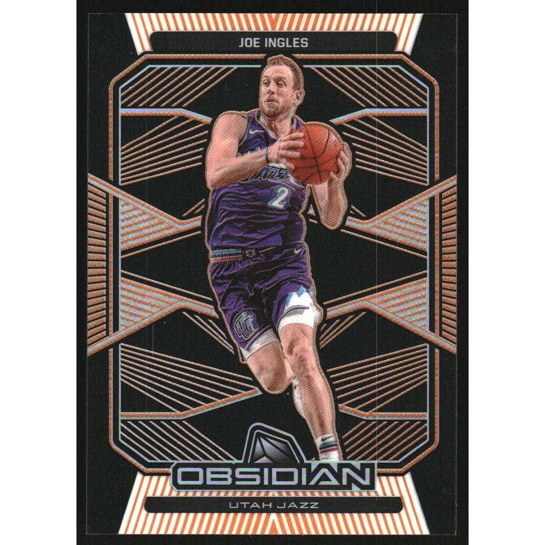2019-20 Panini Obsidian Electric Etch Orange #94 Joe Ingles/50. rookie card picture