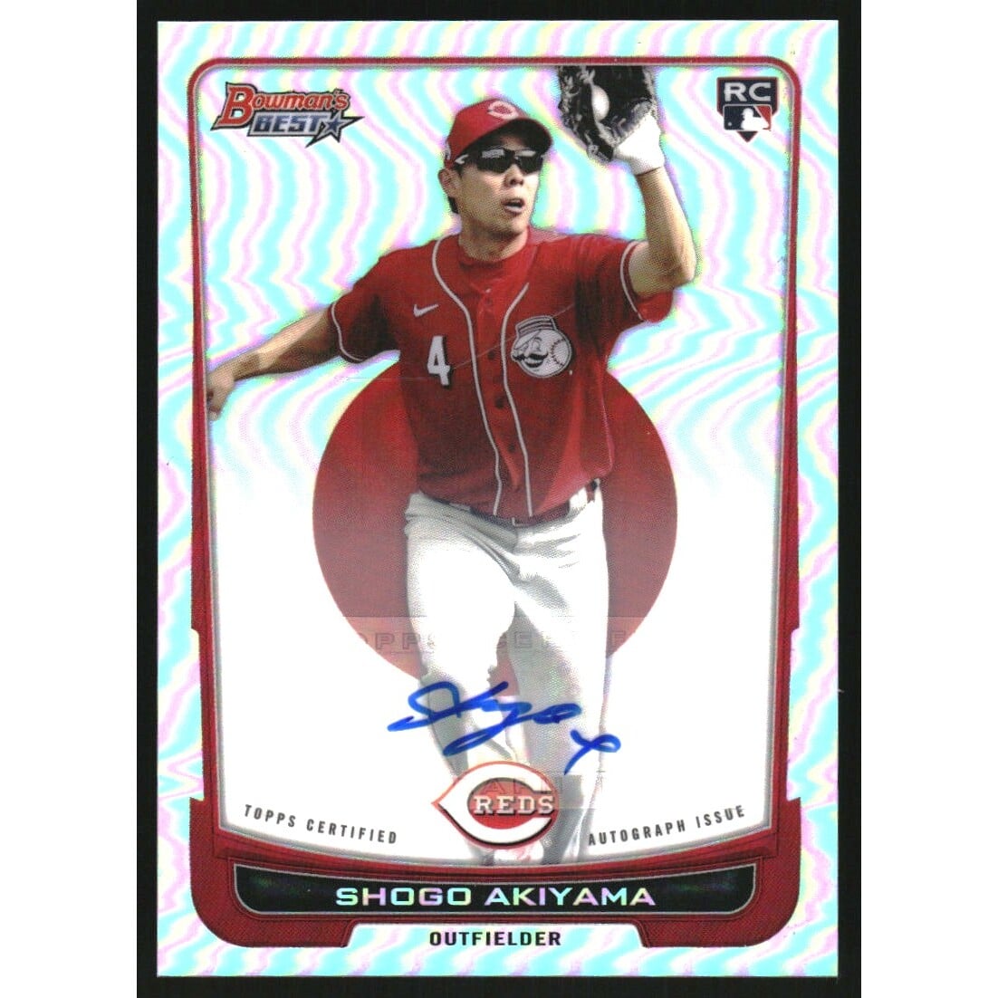 2020 Bowman's Best Decade's Best Autographs #DB4 Shogo Akiyama. rookie card picture