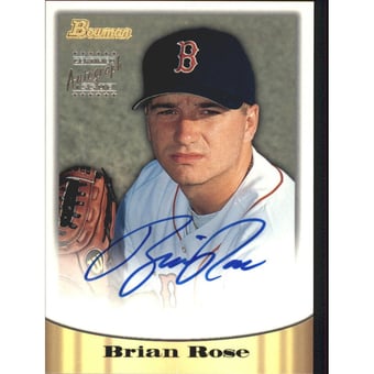 1998 Bowman Certified Silver Autographs #32 Brian Rose