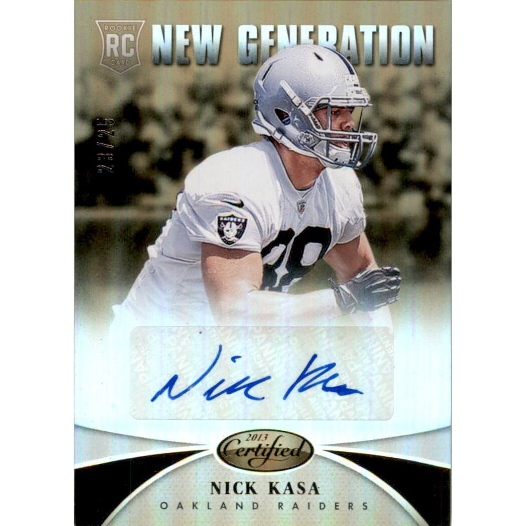 2013 Certified Mirror Gold Signatures #272 Nick Kasa/25
