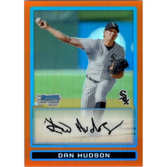 2009 Bowman Chrome Prospects Orange Refractors #BCP152 Dan Hudson