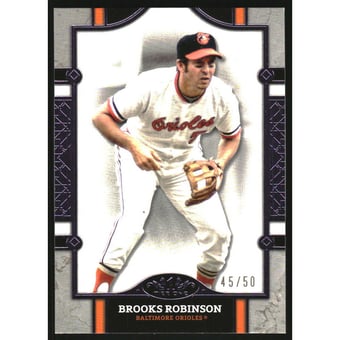 2024 Topps Tier One Purple Foil #7 Brooks Robinson