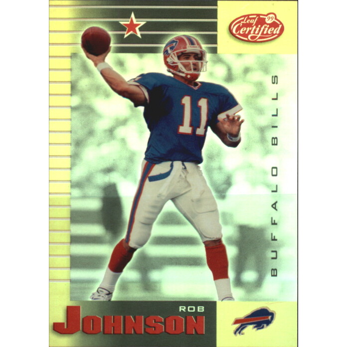1999 Leaf Certified Mirror Gold #12 Rob Johnson