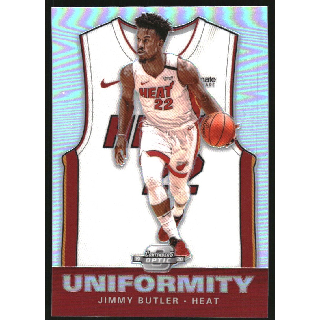 2019-20 Panini Contenders Optic Uniformity #23 Jimmy Butler 2019-20 Panini Contenders Optic Uniformity #23 Jimmy Butler