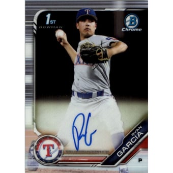 2019 Bowman Chrome Draft Autographs Blue Refractors #CDARGA Ryan Garcia