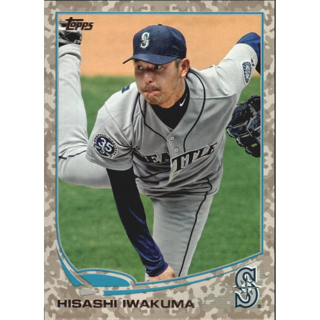 2013 Topps Camo #403 Hisashi Iwakuma. rookie card picture
