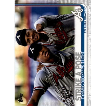 2019 Topps Factory Set All Star Game #508 Strike a Pose/Ozzie Albies/Ronald Acuna Jr.