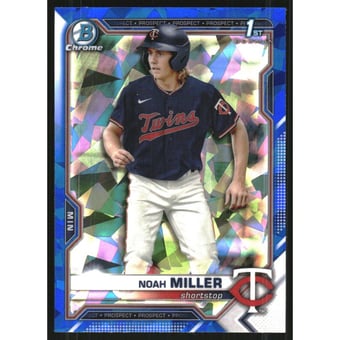 2021 Bowman Chrome Draft Sapphire #BDC109 Noah Miller