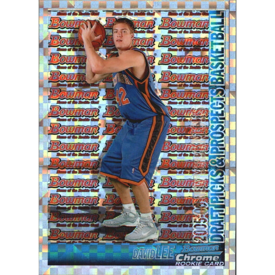 2005-06 Bowman Chrome X-Fractors #143 David Lee. rookie card picture
