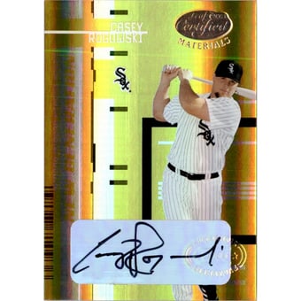 2005 Leaf Certified Materials Mirror Autograph Gold #204 Casey Rogowski NG/25