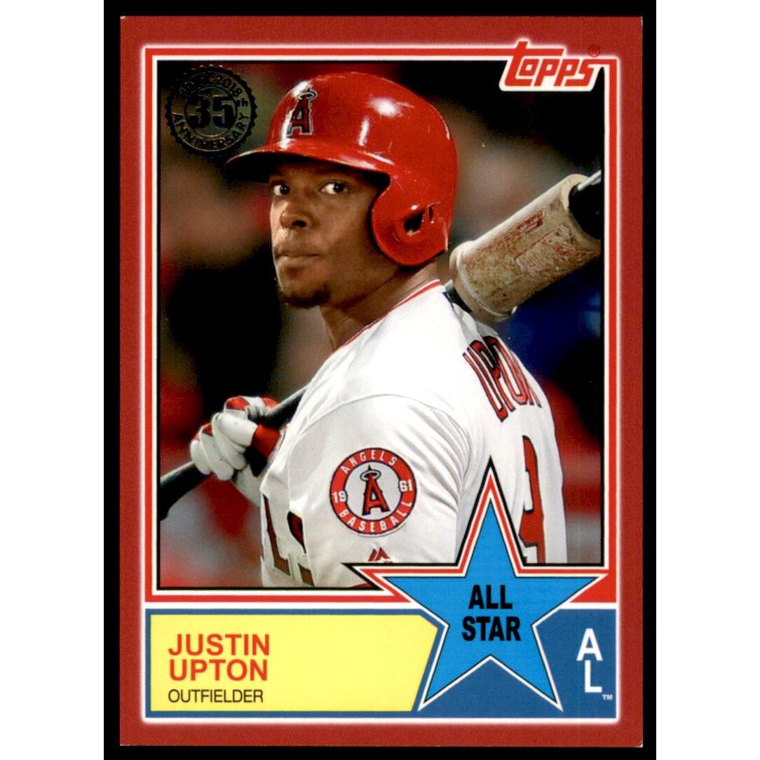 2018 Topps '83 All Stars Red #83AS30 Justin Upton. rookie card picture