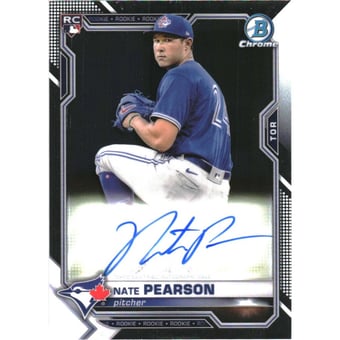 2021 Bowman Chrome Rookie Autographs #CRANP Nate Pearson
