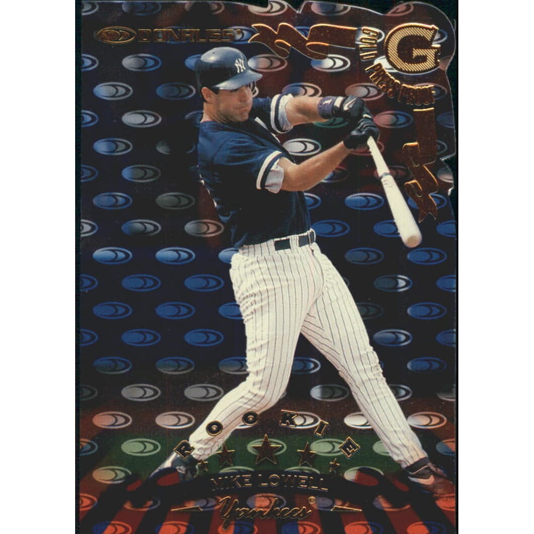 1998 Donruss Gold Press Proofs #327 Mike Lowell. rookie card picture