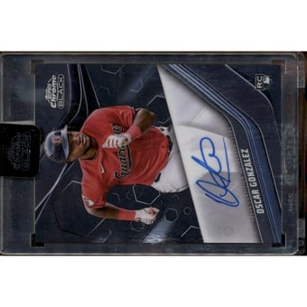 2023 Topps Chrome Black Autographs #CBAOG Oscar Gonzalez