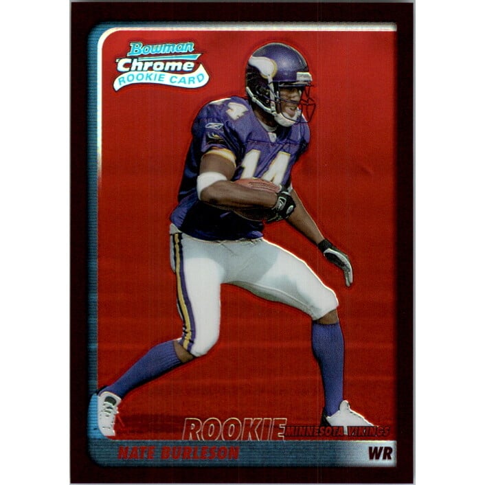 2003 Bowman Chrome Red Refractors #155 Nate Burleson. rookie card picture