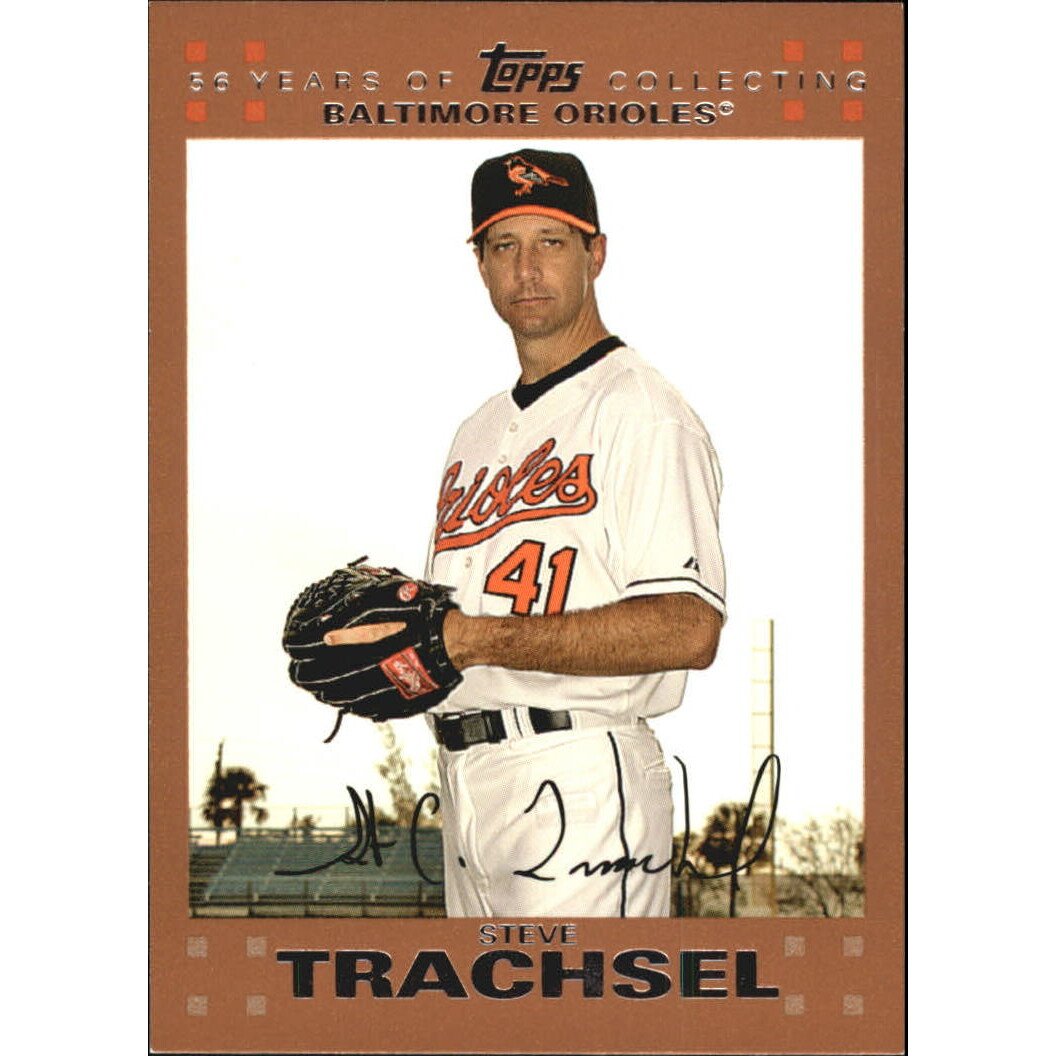 2007 Topps Copper #558 Steve Trachsel. rookie card picture