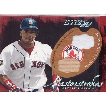 2002 Studio Masterstrokes Artist's Proofs #4 Manny Ramirez/200