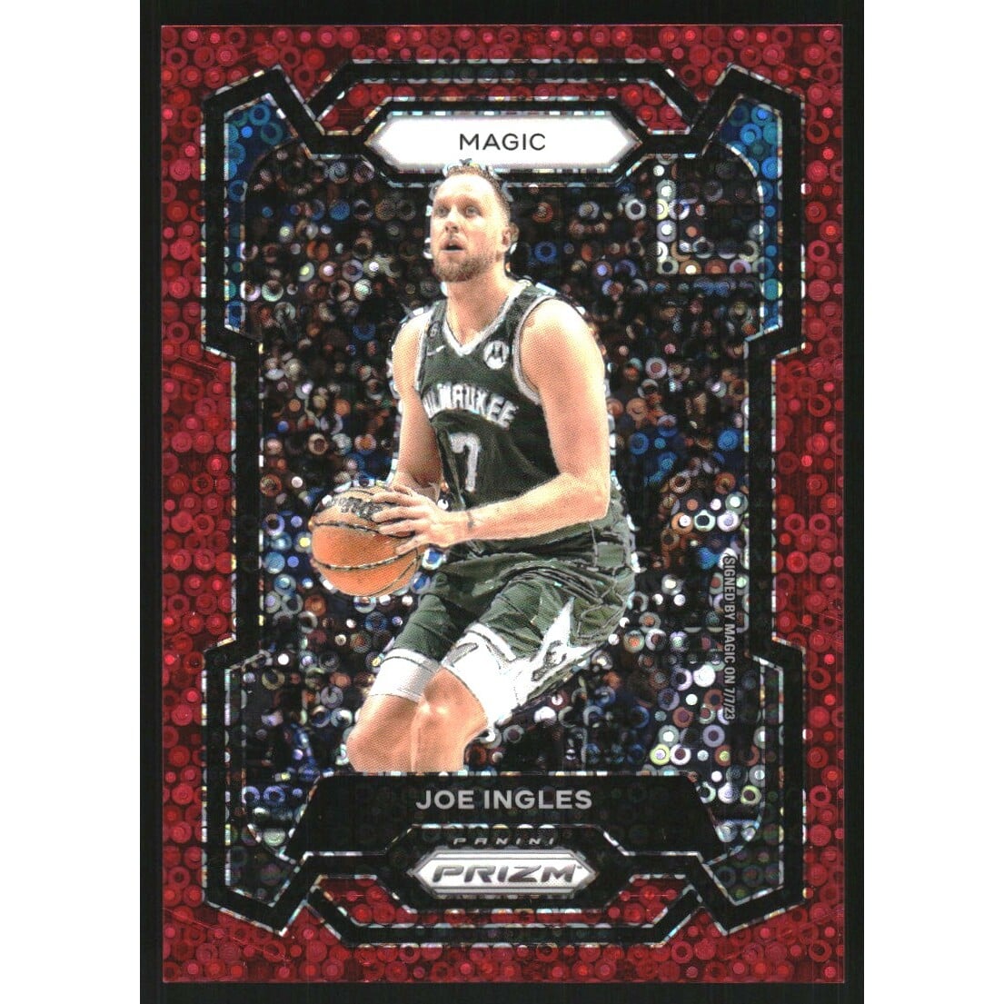 2023-24 Panini Prizm Prizms Fast Break Red #296 Joe Ingles. rookie card picture